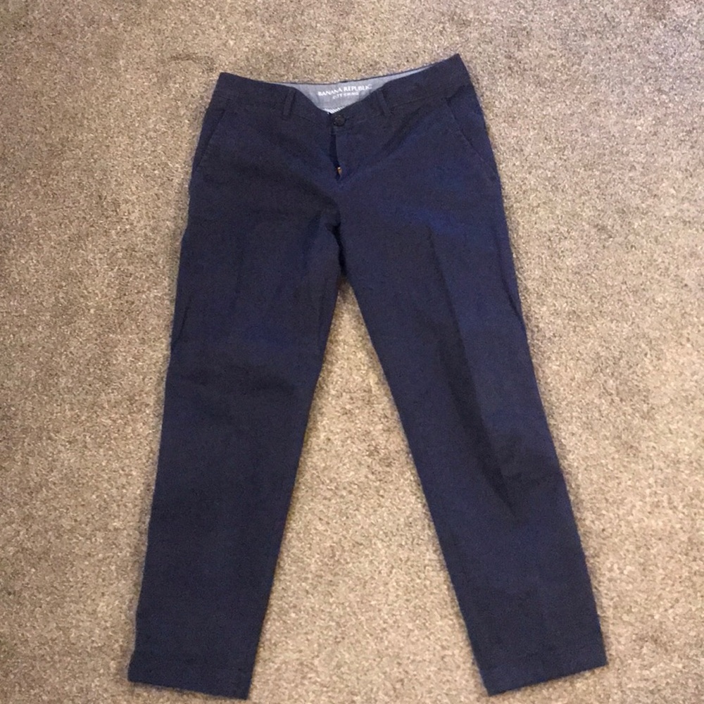 Navy banana republic chinos size 4